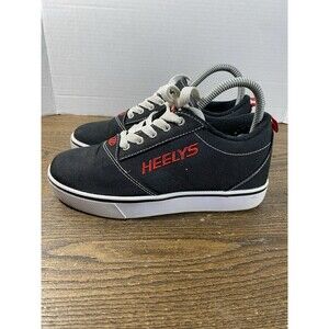 *NO WHEELS* Heelys Pro 20 Skate Shoes Size 5 Youth Black Casual HE100757